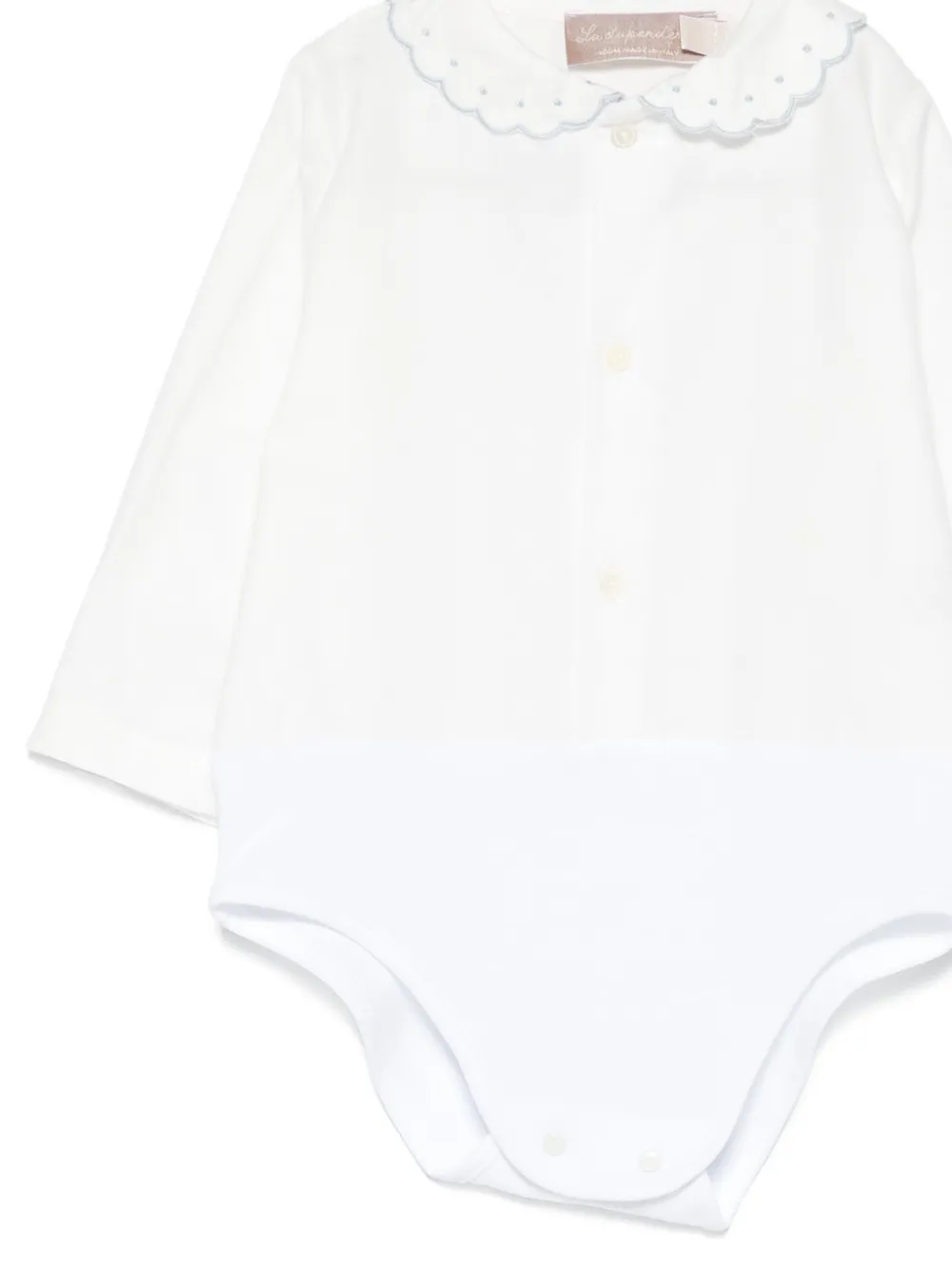 La Stupenderia Gebreide shorts met textuur Blauw