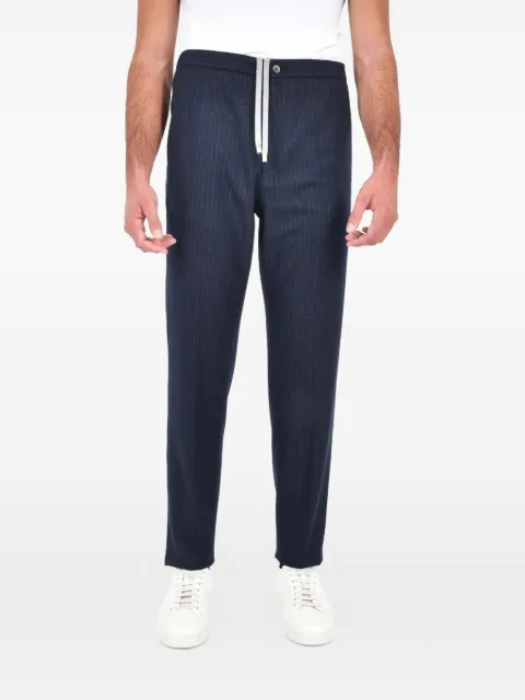 Boglioli pinstripe drawstring trousers