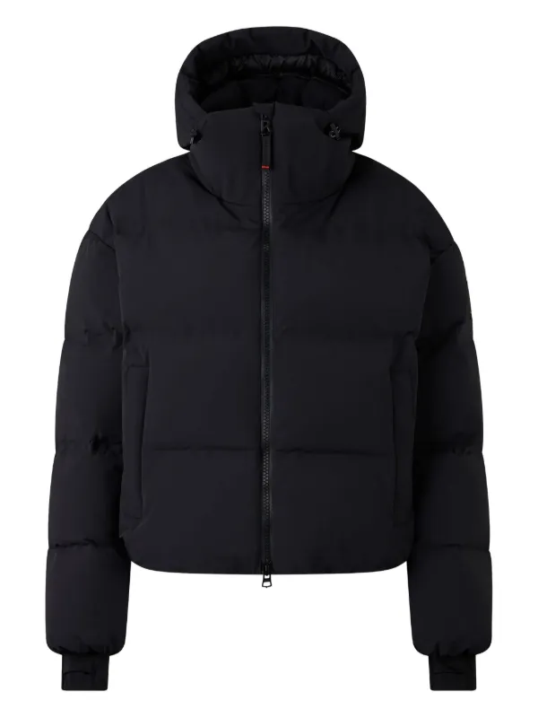 Bogner Neila Hooded Puffer Jacket in Black