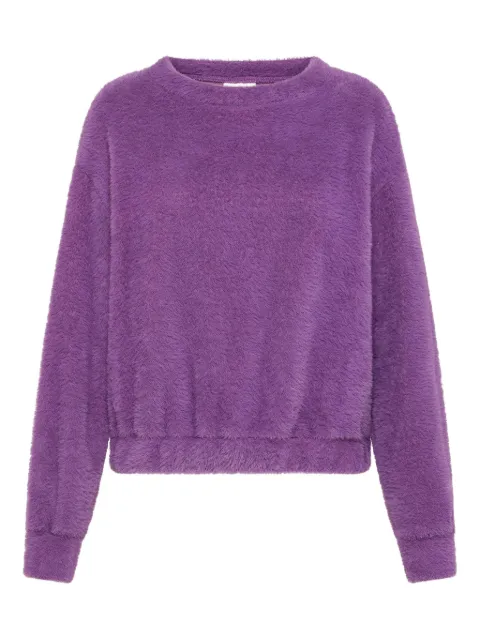 DEHA crew-neck brushed sweatshirt