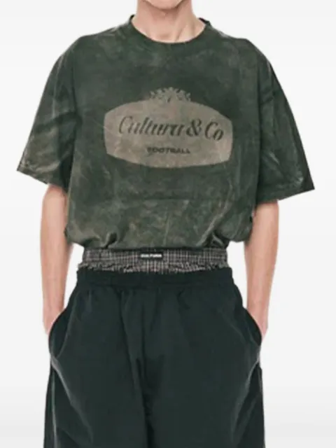 CULTURA playera de algodón con logo estampado