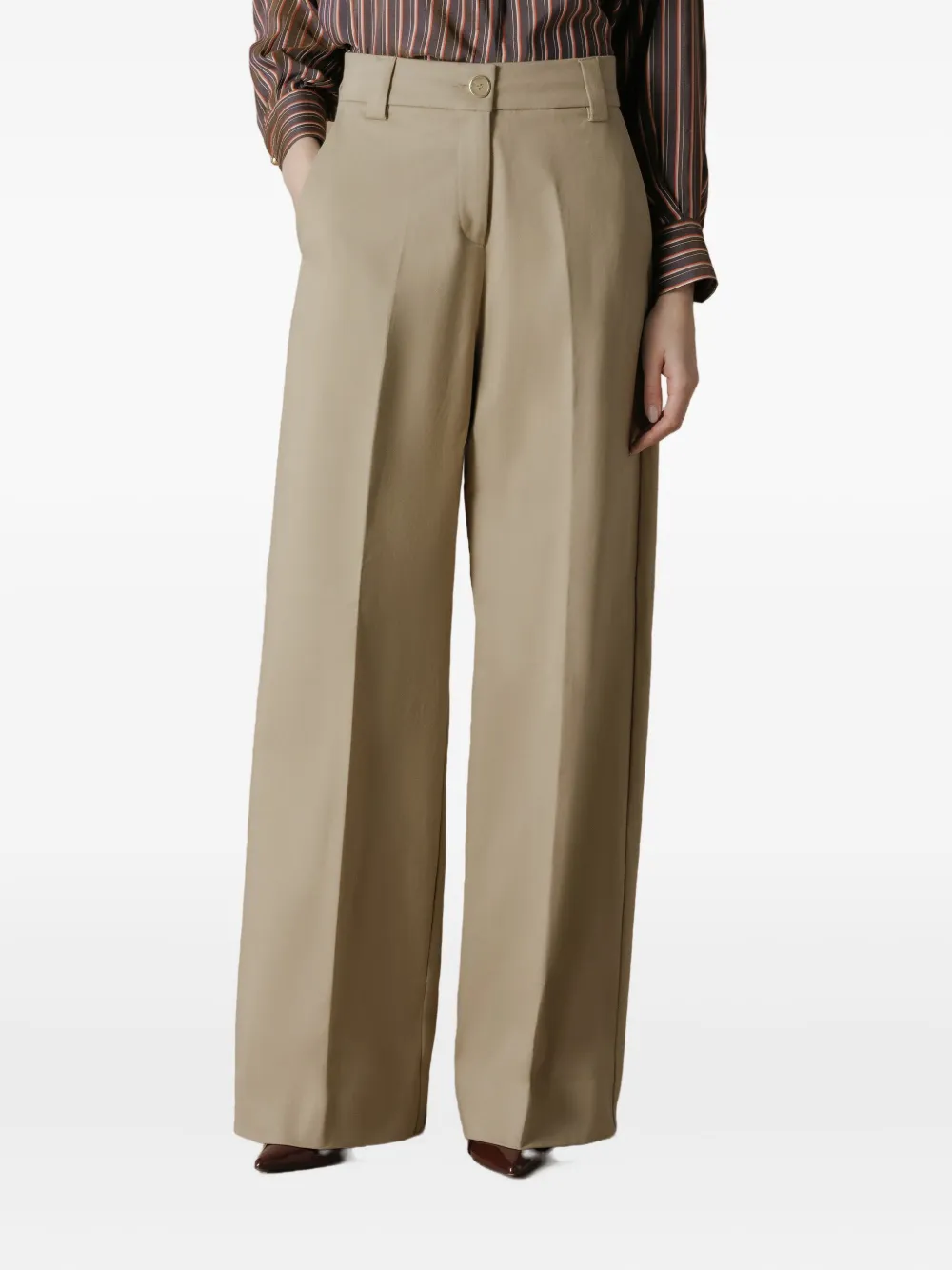 Cruna Andrea katoenen broek - Beige
