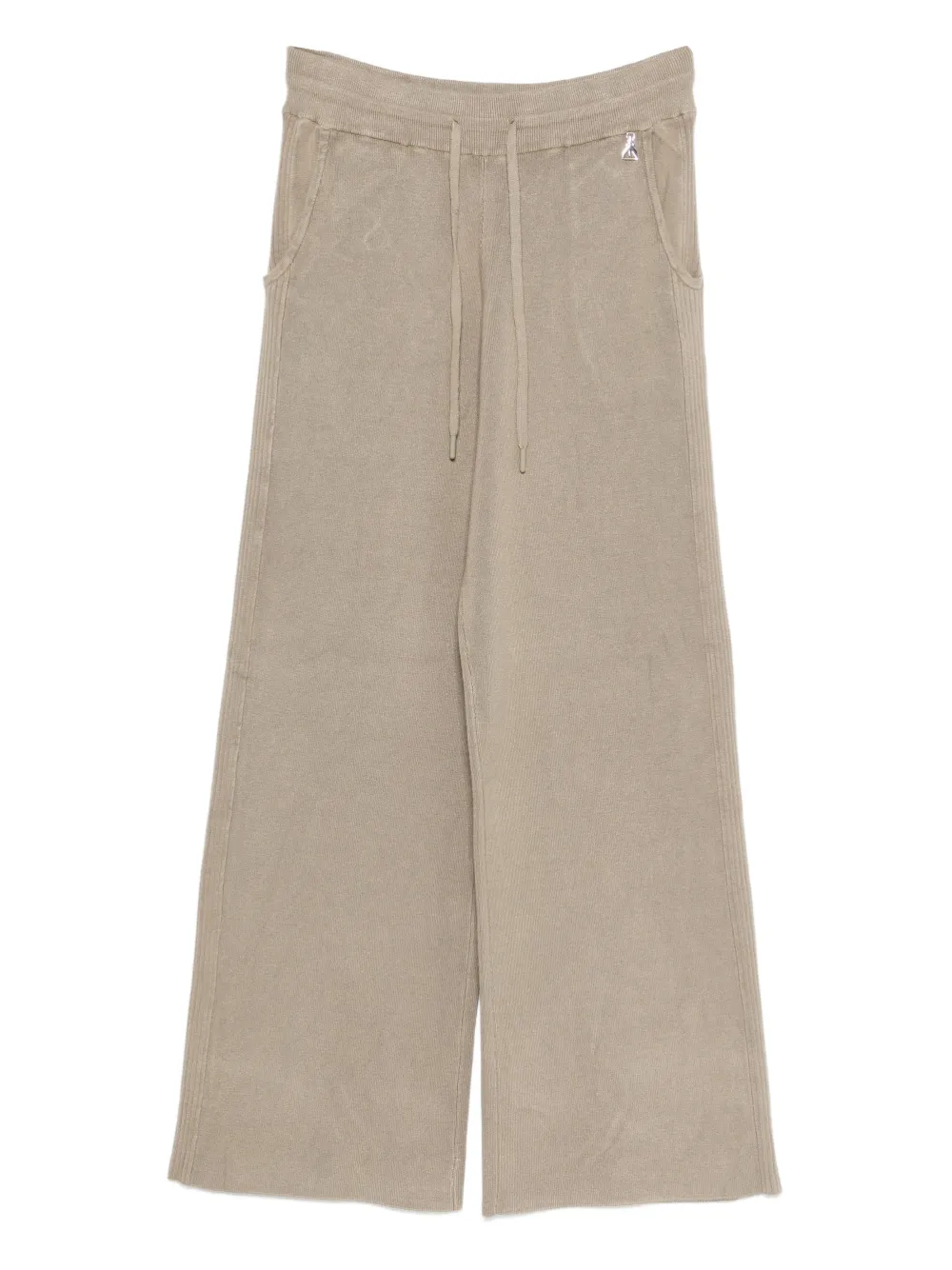 Patrizia Pepe elasticated-waistband trousers - Toni neutri