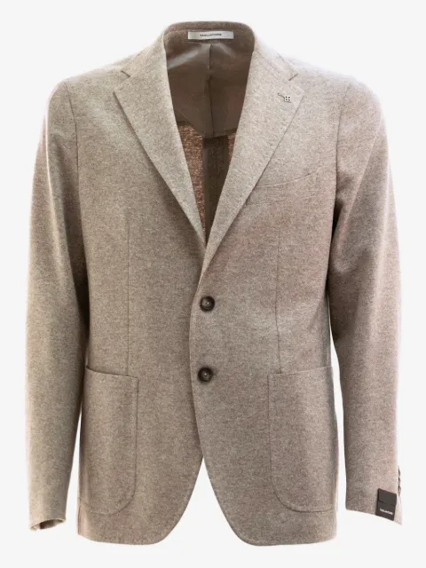 Tagliatore notched lapels patch pockets jacket