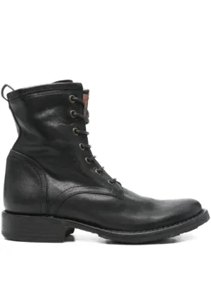 Officine Creative Ikonic 001 レースアップ ブーツ | ブラック