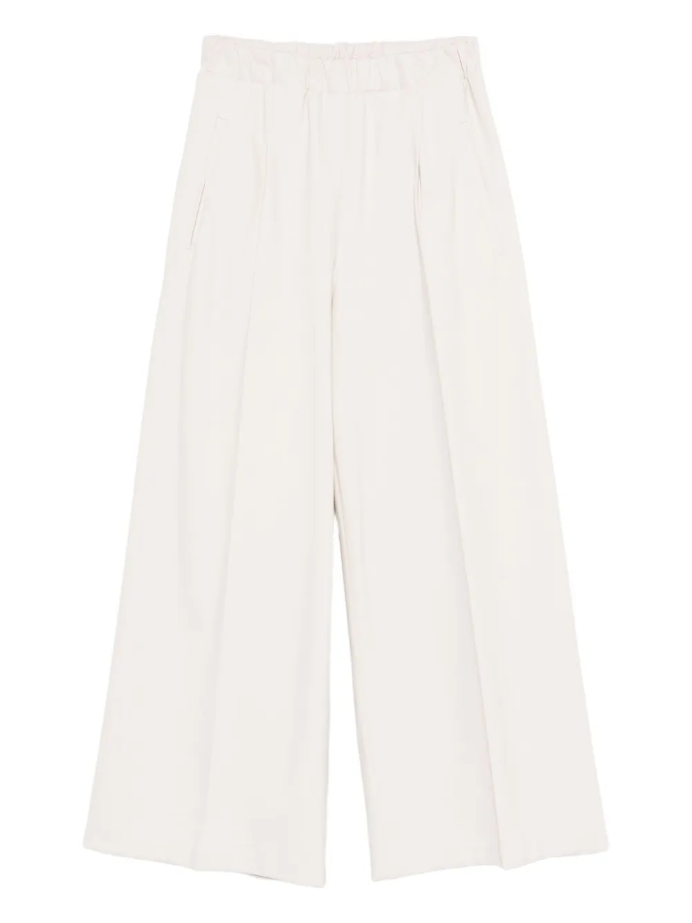 Solotre Elasticated-waistband Trousers In White