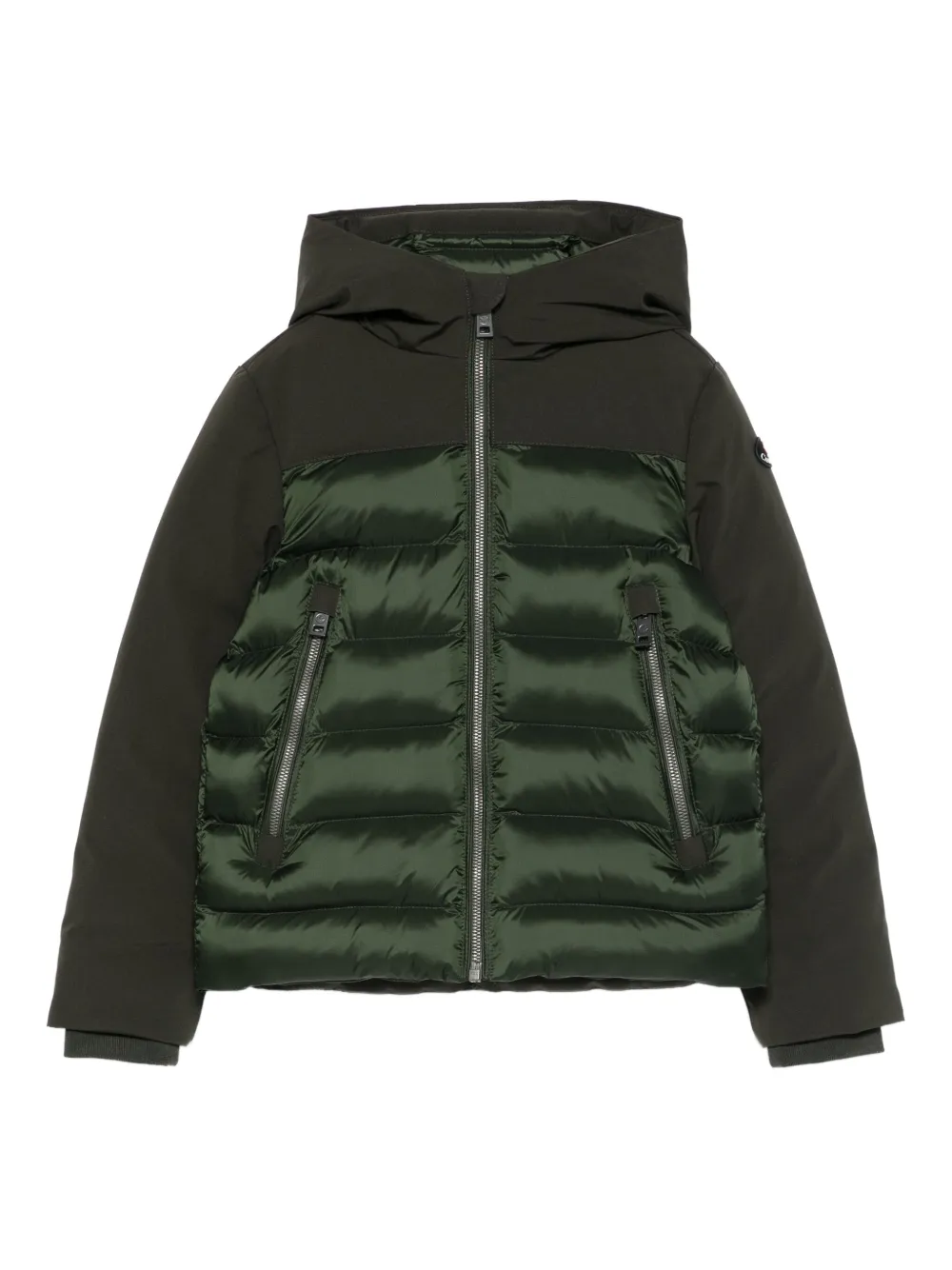 Canadiens zip-up padded jacket | Green | Image 1