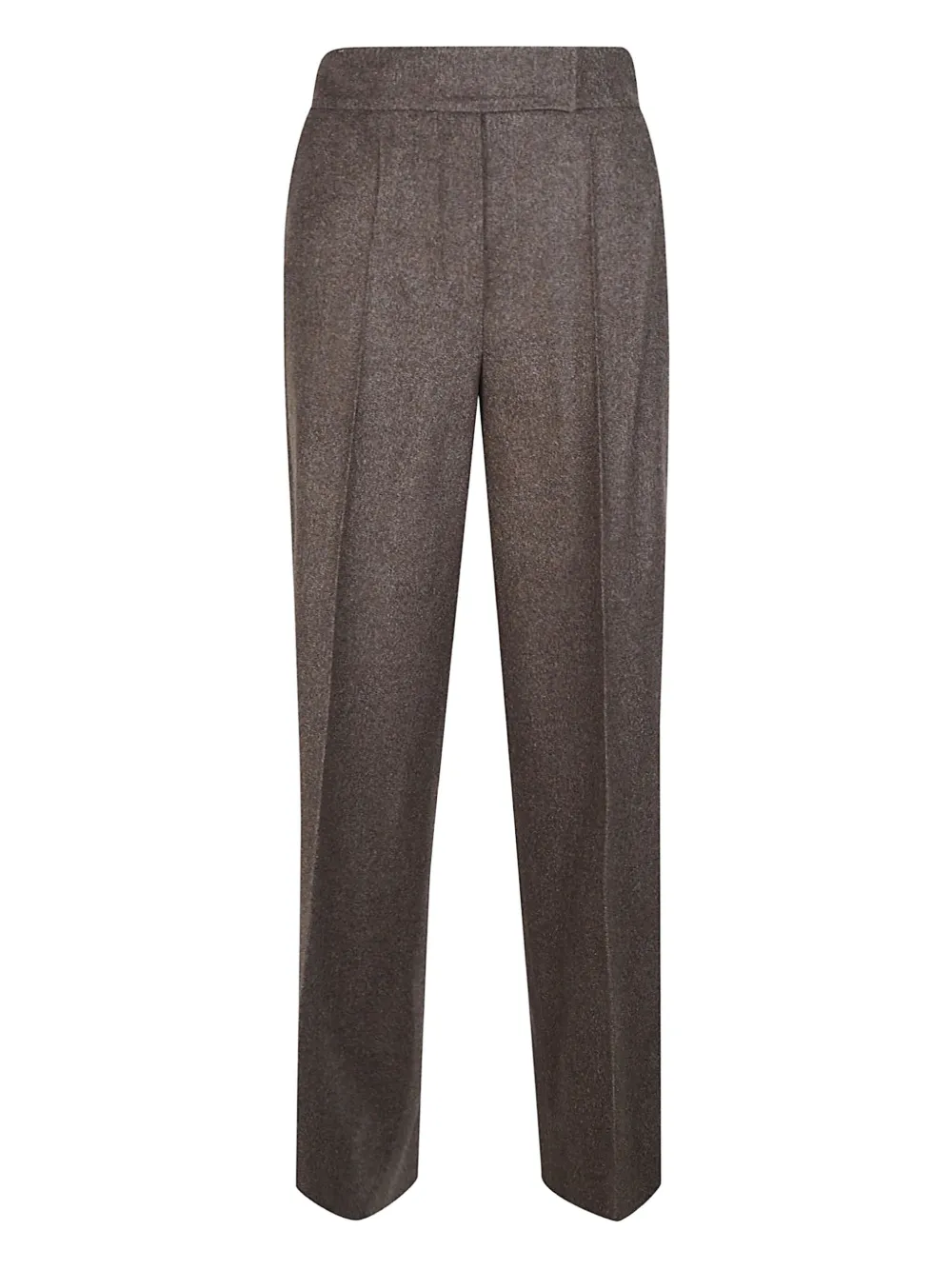 Max Mara Wool Trousers In Brown