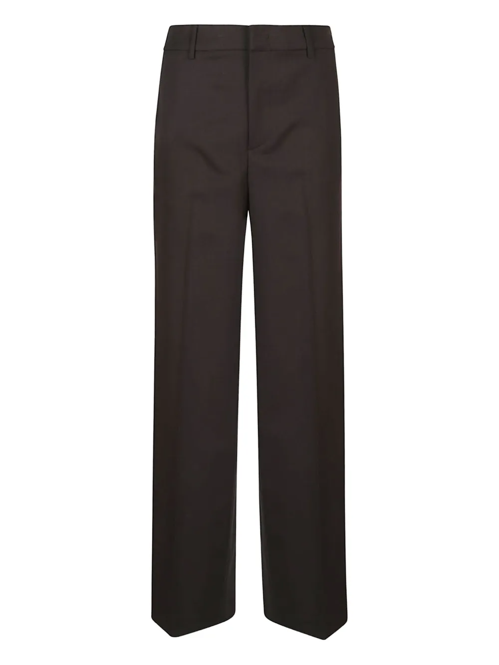 Pt Torino Welt-pockets Wool Trousers In Brown