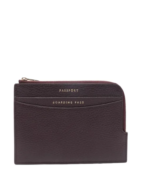 Aspinal Of London zipped travel wallet