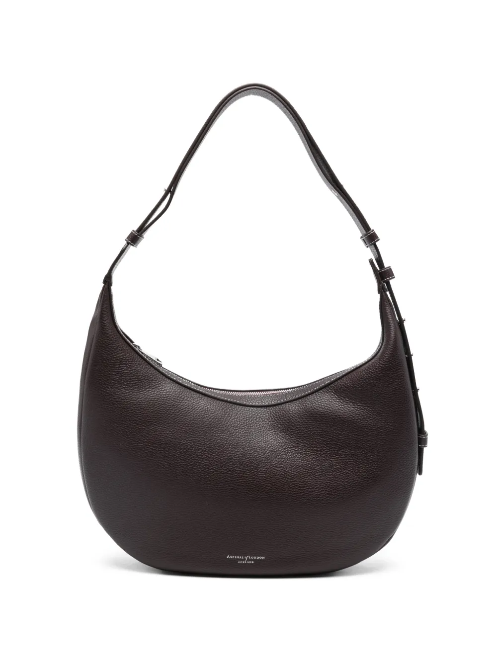 Aspinal Of London Hudson crescent crossbody bag - Brown