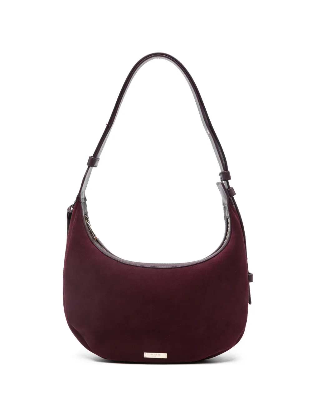Aspinal Of London Hudson crescent shoulder bag - Viola
