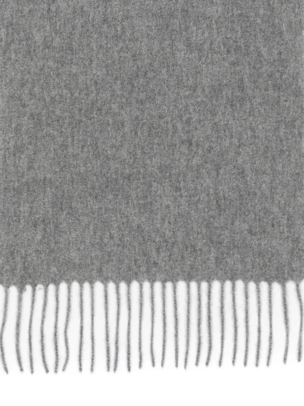 Aspinal Of London fringed-edge cashmere scarf - Grijs