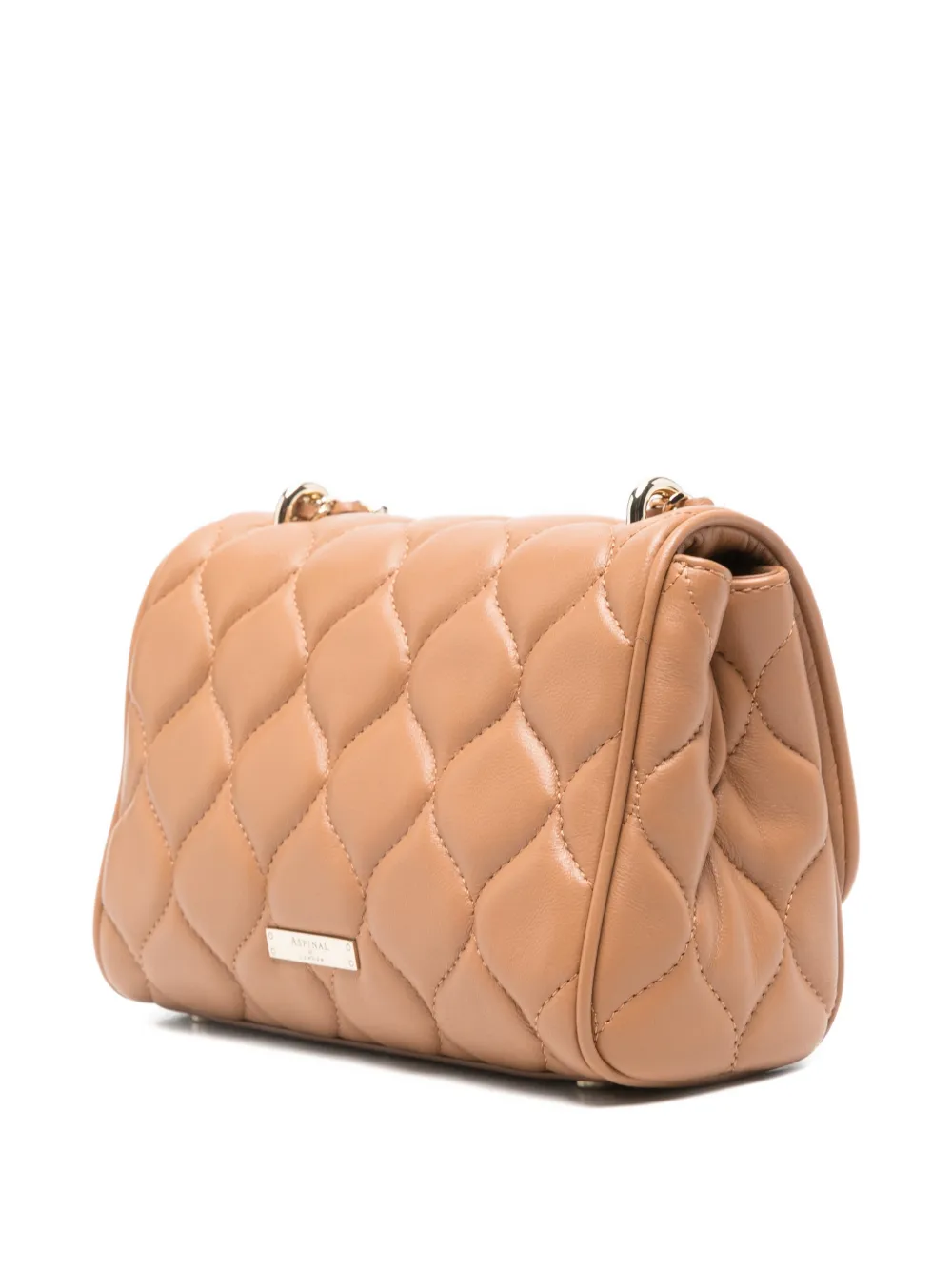 Aspinal Of London Lottie gewatteerde crossbodytas Bruin