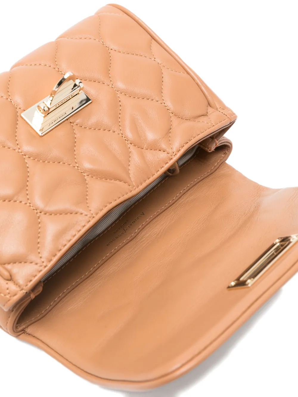 Aspinal Of London Lottie gewatteerde crossbodytas Bruin
