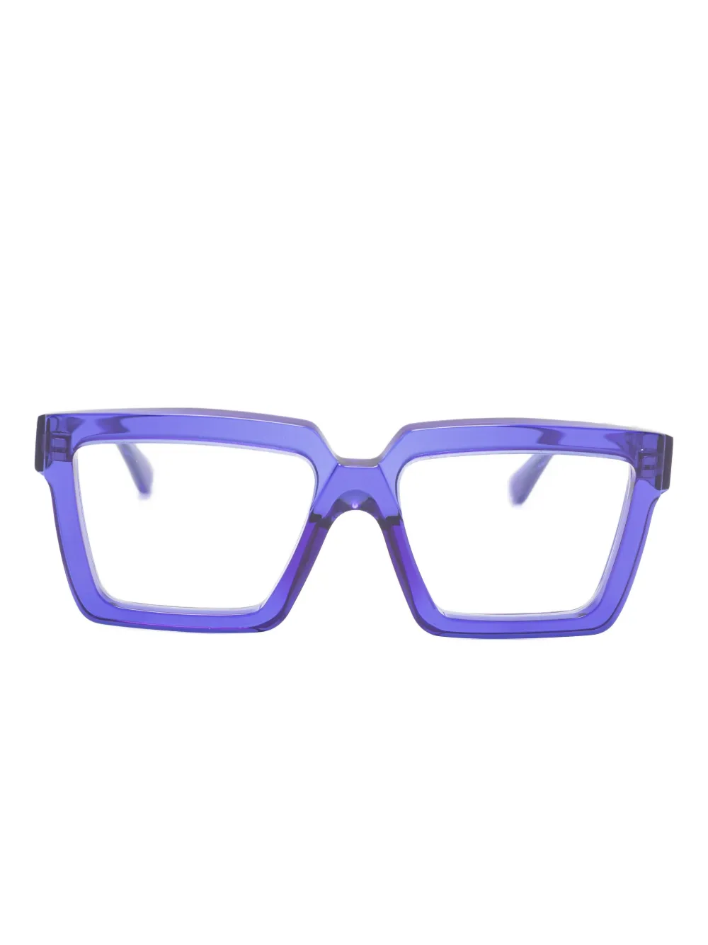 Kuboraum square-frame glasses | Purple | Image 1