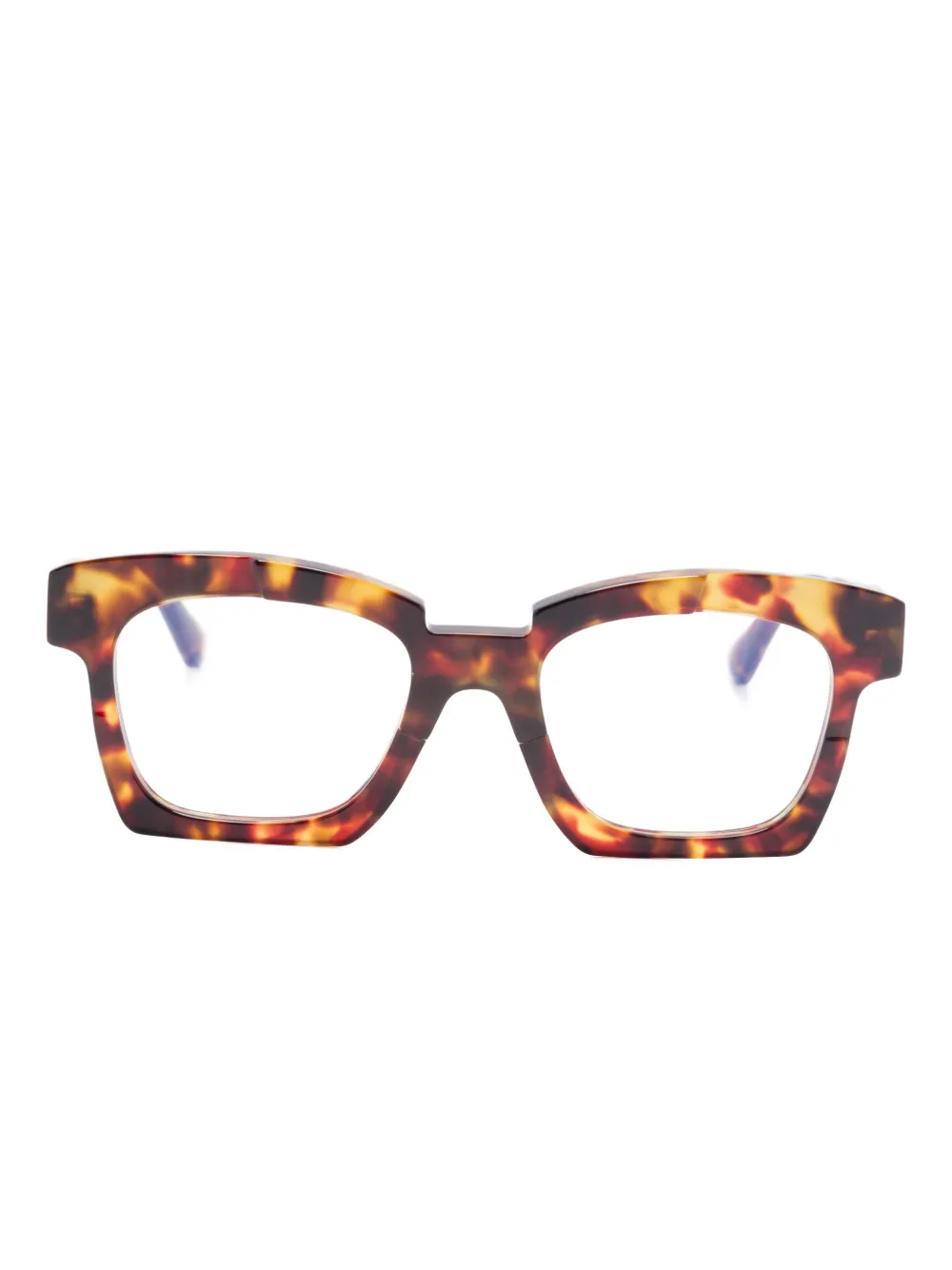 Kuboraum square-frame glasses | Brown | Image 1