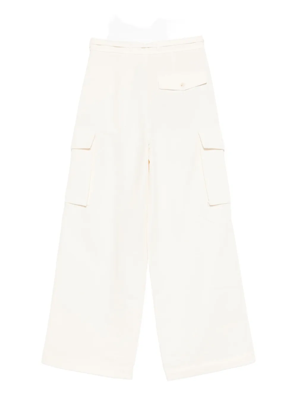 Róhe drawstring-waist cargo trousers - Wit