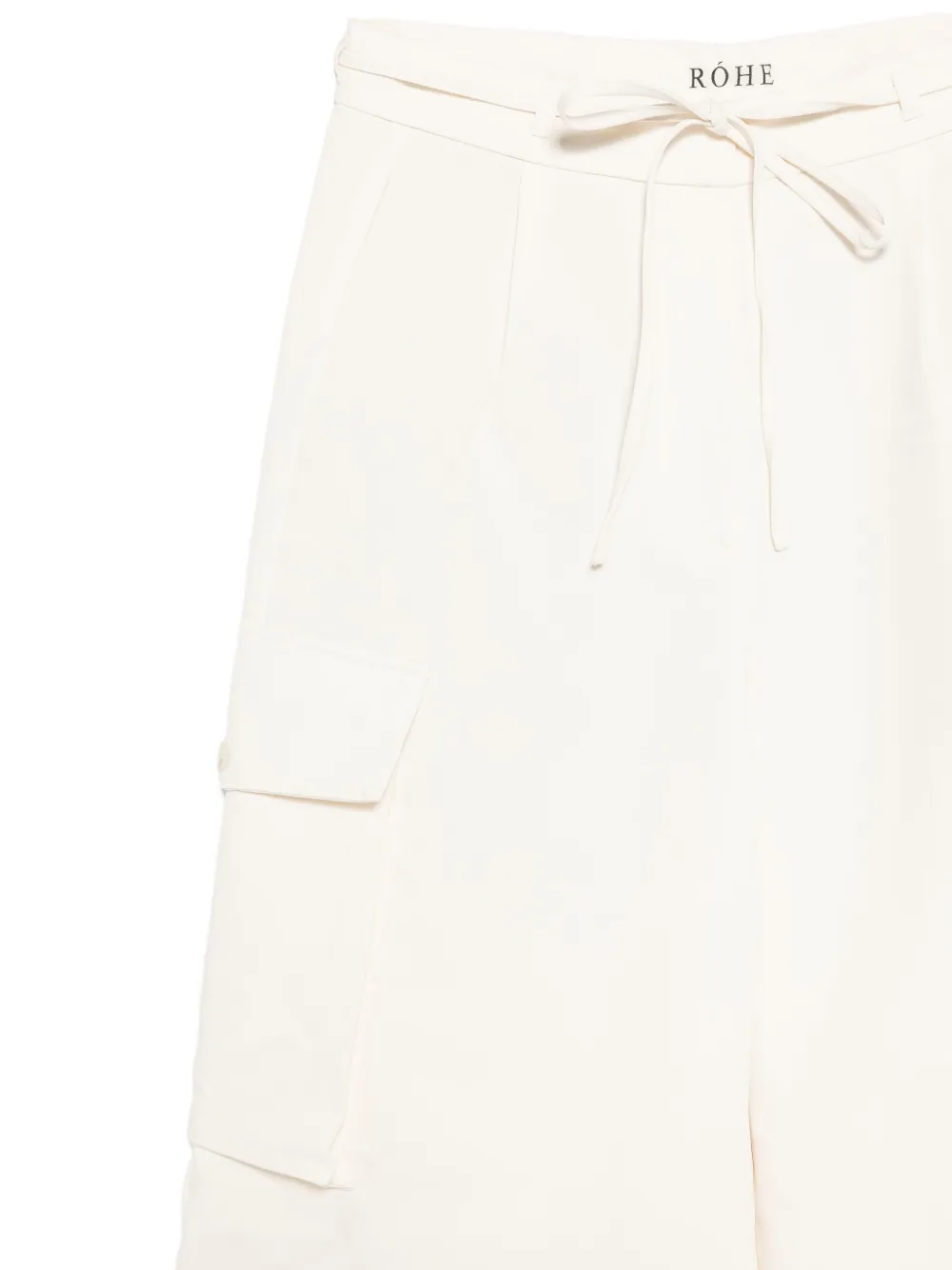 Róhe Cargo broek Wit
