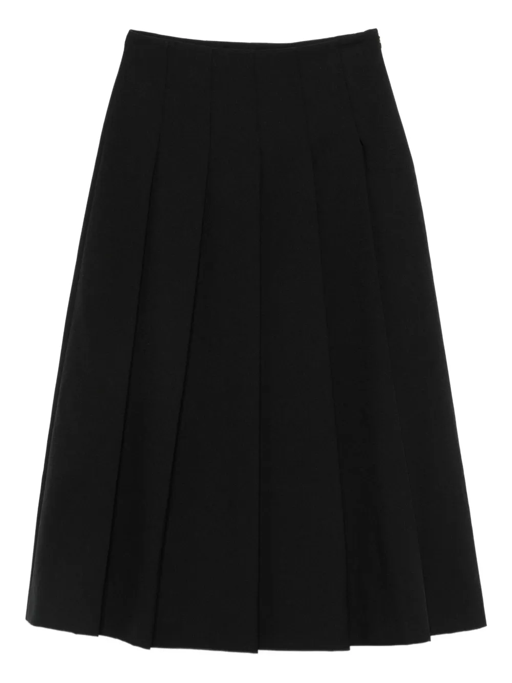 Róhe falda midi con diseño plisado | negro | Image 1