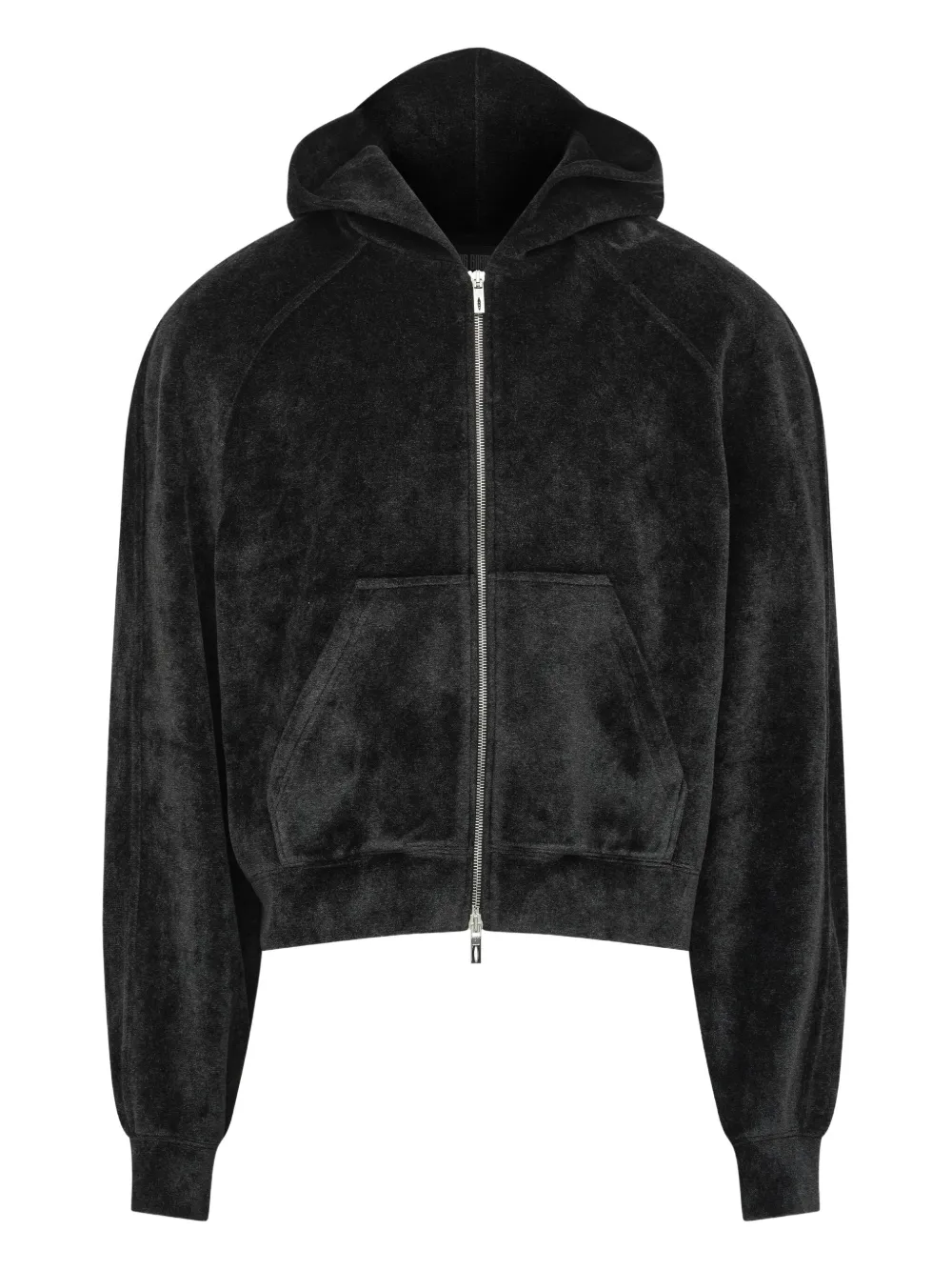LGN  LOUIS GABRIEL NOUCHI  velour hooded sweatshirt | Black | Image 1