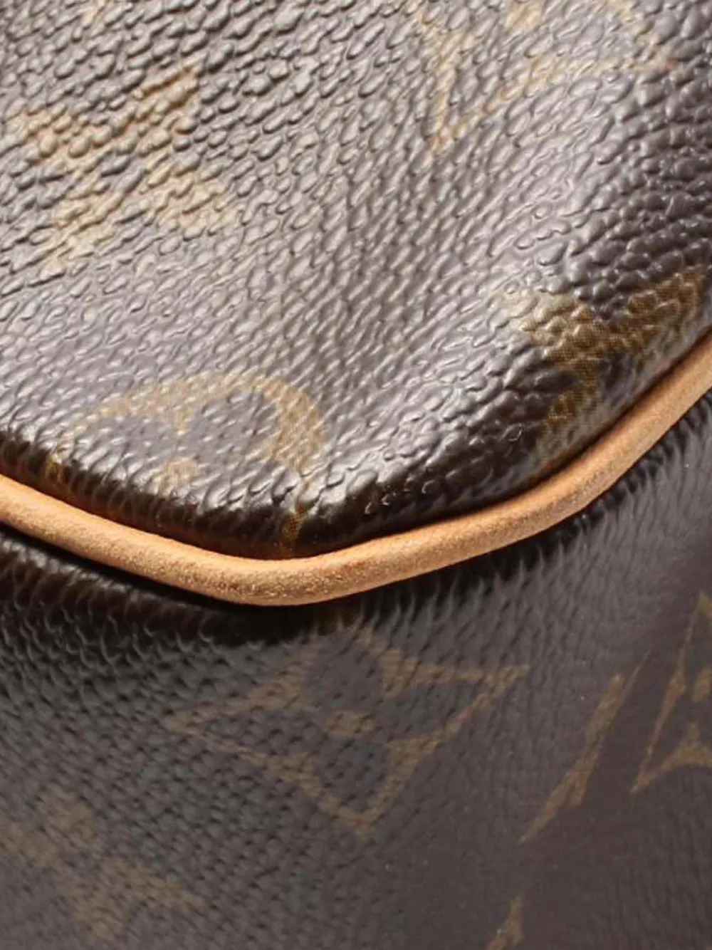 Pre-owned Louis Vuitton 2005 Monogram Viva Cite Gm Shoulder Bag In Brown