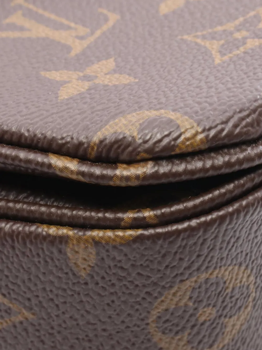 Pre-owned Louis Vuitton 2020 Monogram Pochette Metis Satchel In Brown