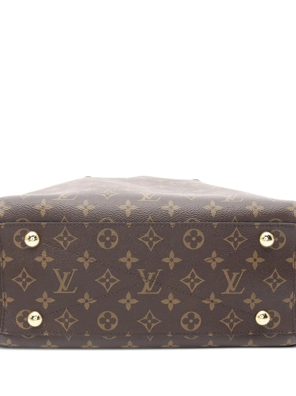 Pre-owned Louis Vuitton 2016 Monogram Montaigne Mm Satchel In Brown