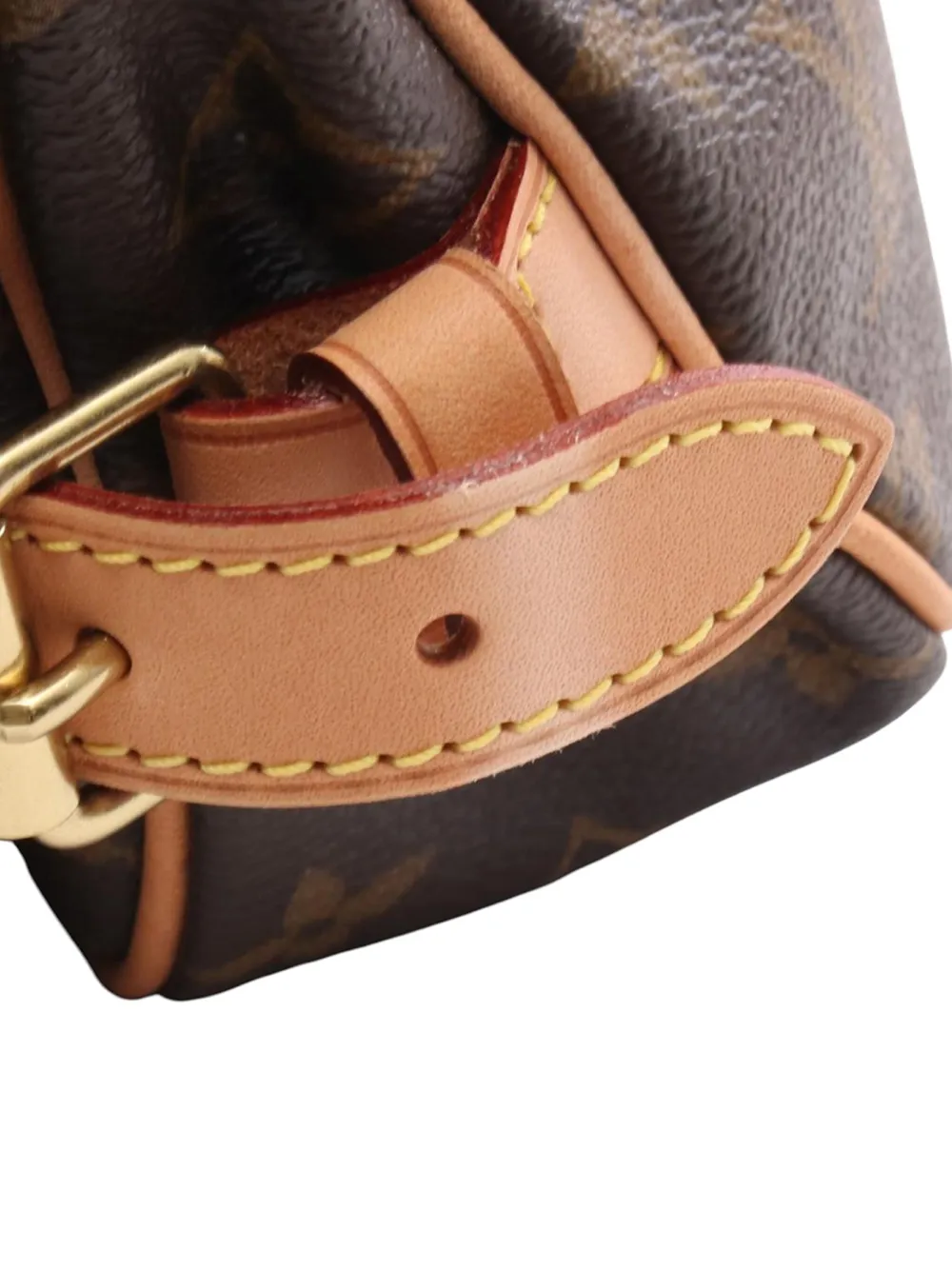 Pre-owned Louis Vuitton 2010 Monogram Saumur 30 Crossbody Bag In Brown