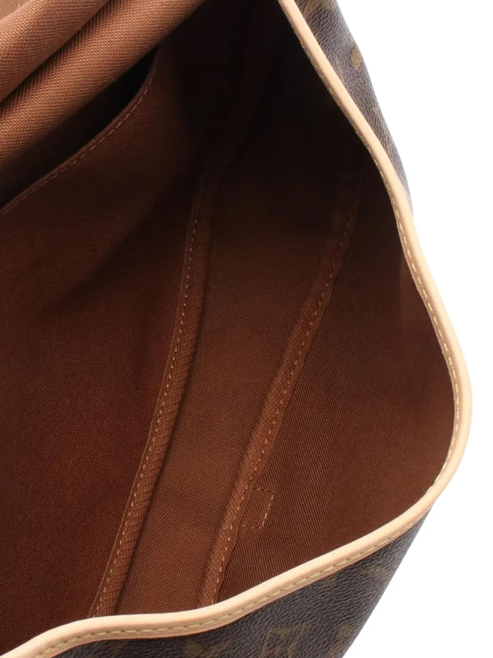 Pre-owned Louis Vuitton 2010 Monogram Saumur 30 Crossbody Bag In Brown