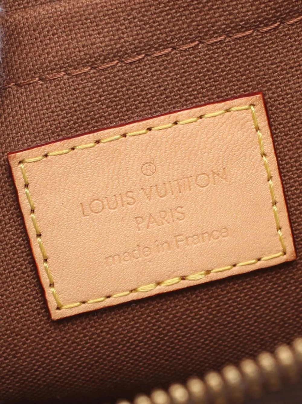 Pre-owned Louis Vuitton 2021-2025 Monogram Multi Pochette Accessoires Satchel In Brown