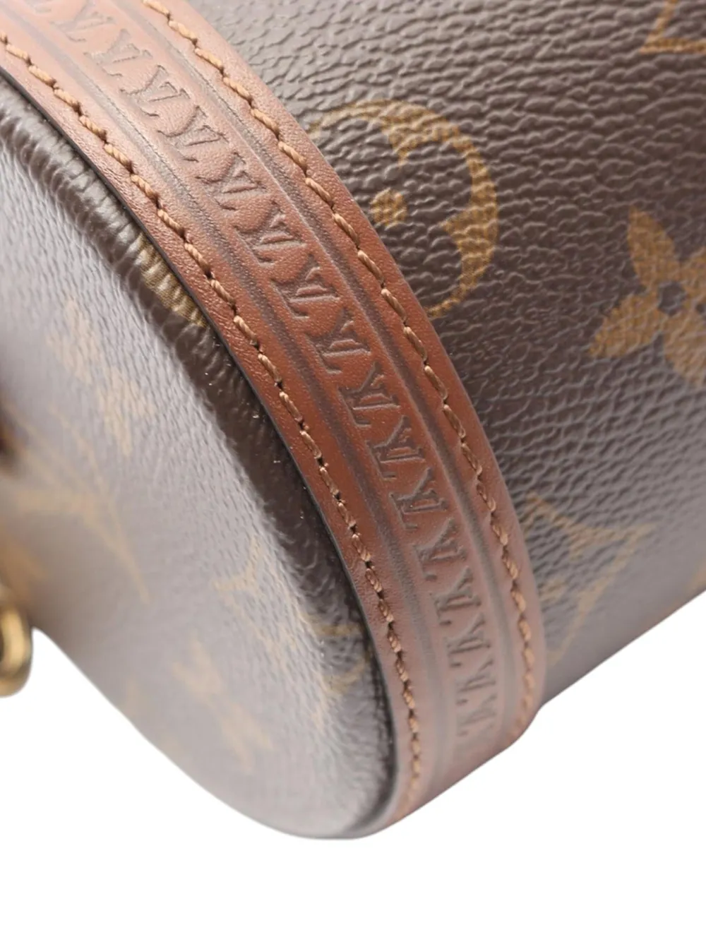 Pre-owned Louis Vuitton 2021-2025 Monogram Papillon Trunk Satchel In Brown