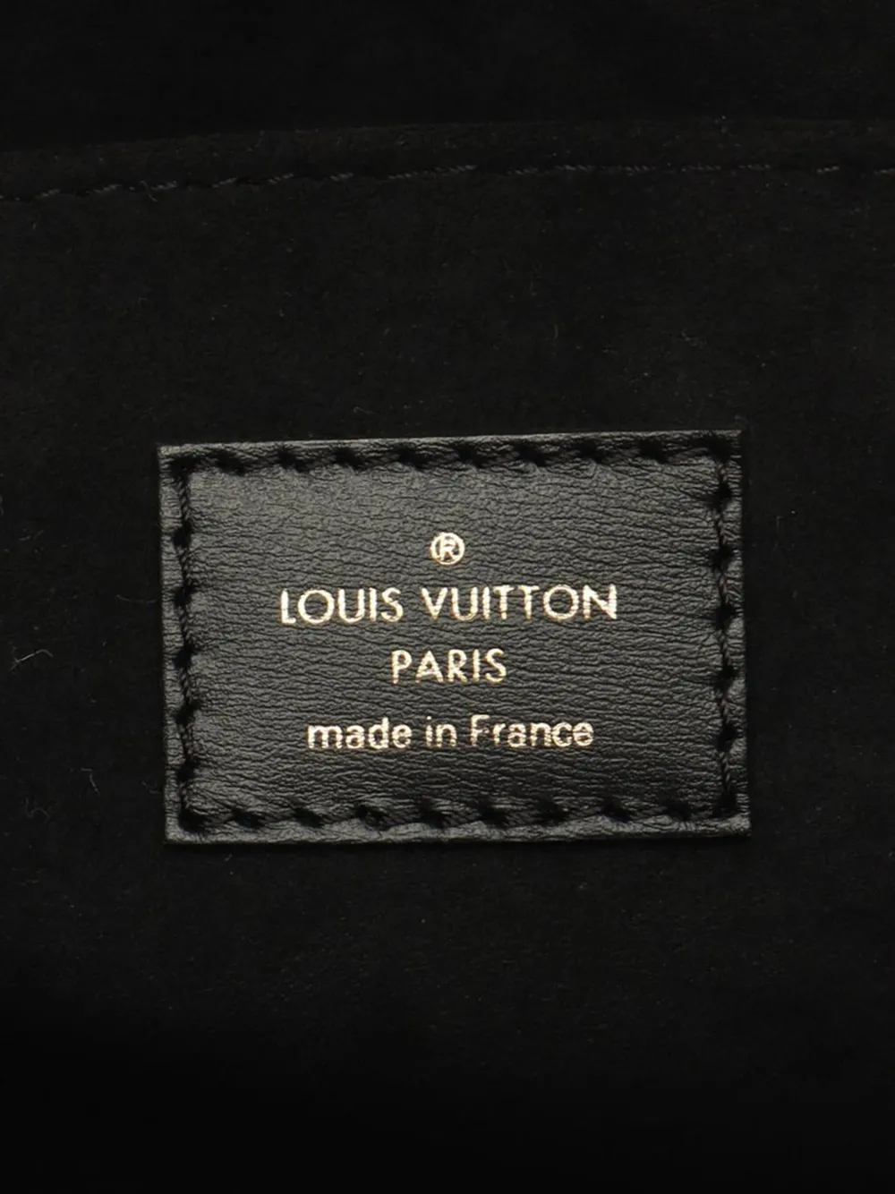 Pre-owned Louis Vuitton 2021-2025 Monogram Since 1854 Onthego Gm Satchel In Black