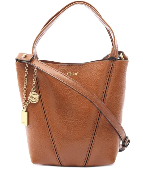 Chloé Pre-Owned 2010-2025 Small Grained Calfskin Spin satchel