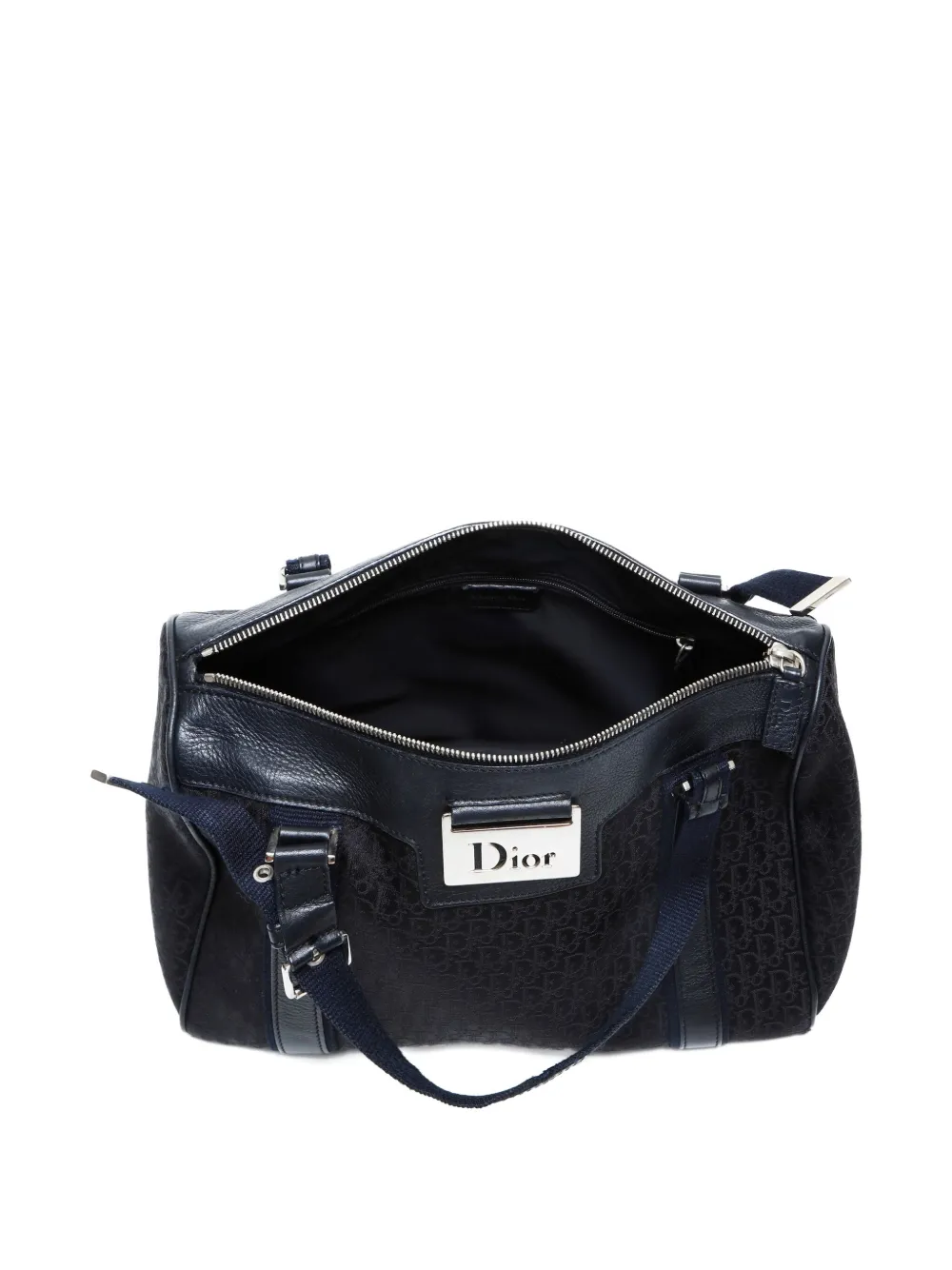 Pre-owned Dior 2005 Trotter Street Chic Tote Bag In Black