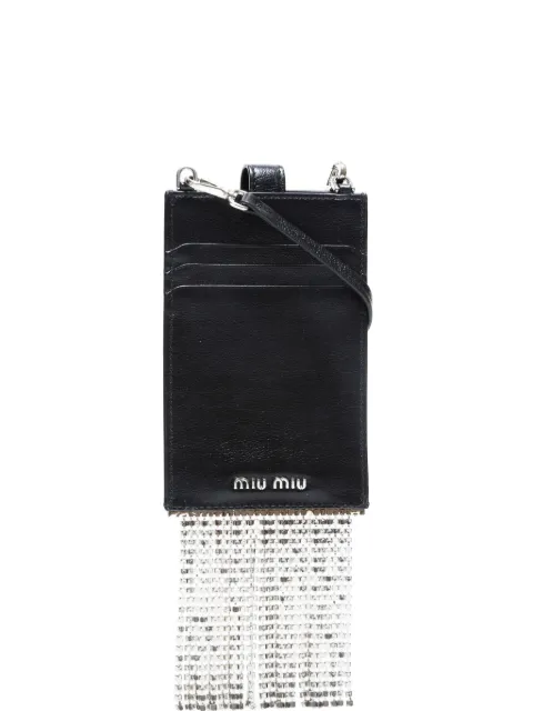 Miu Miu Pre-Owned 2010s crystal phone case