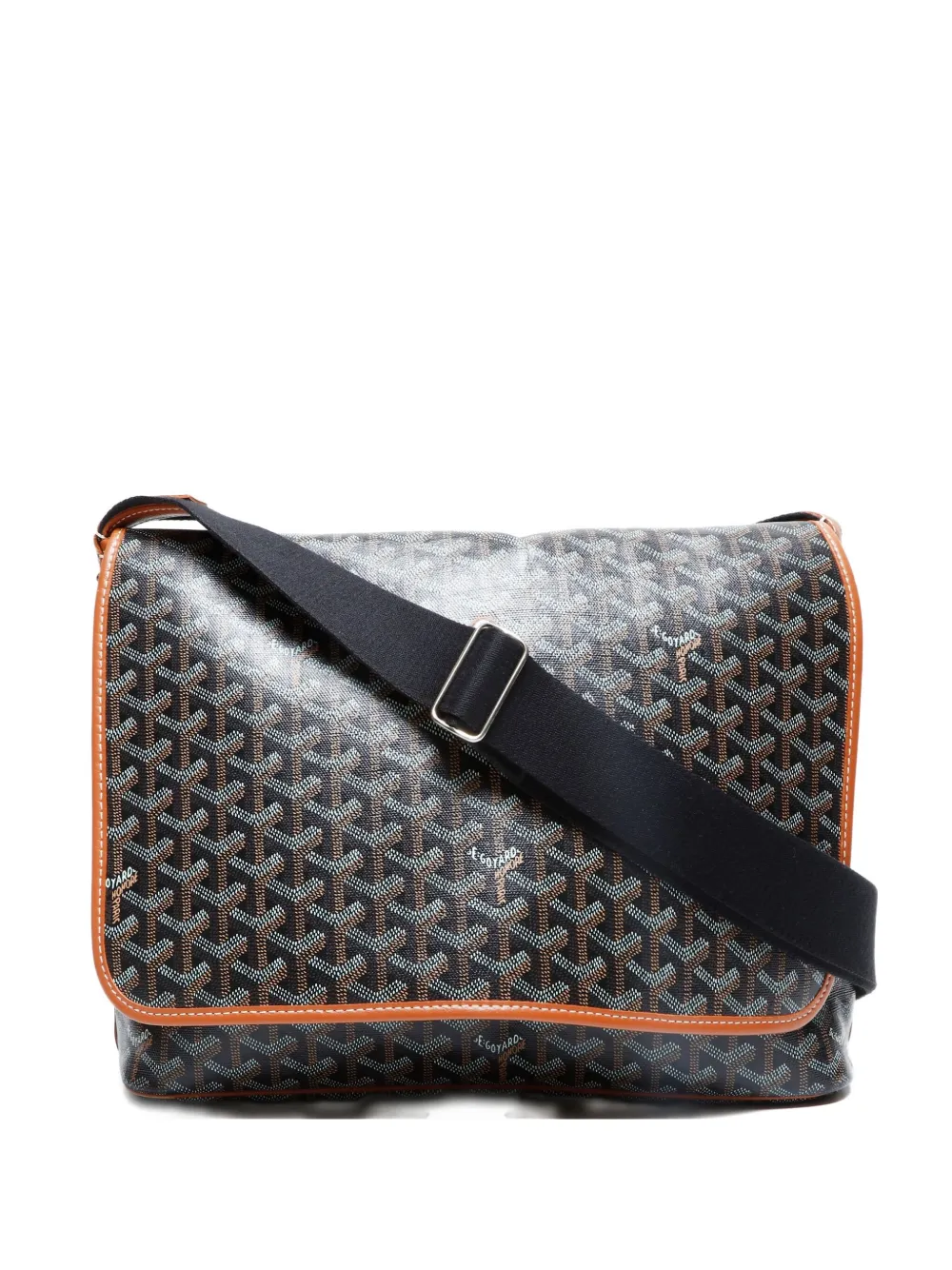 Pre-owned Goyard 2010-2020s Capecian Mm Shoulder Bag In Black