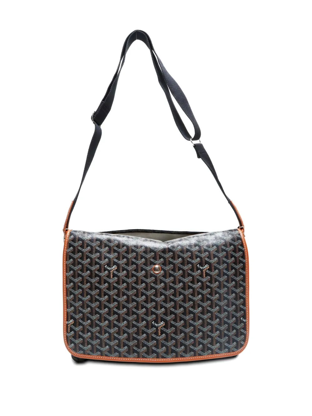 Pre-owned Goyard 2010-2020s Capecian Mm Shoulder Bag In Black