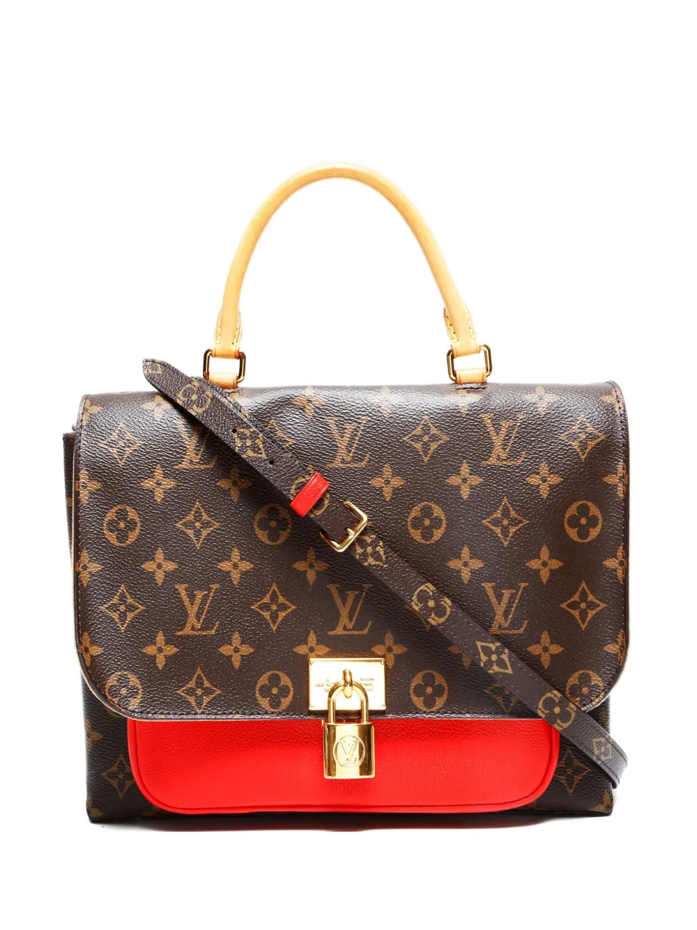 Louis Vuitton Pre-Owned 2017 Marignan monogram shoulder bag | Brown | Image 1