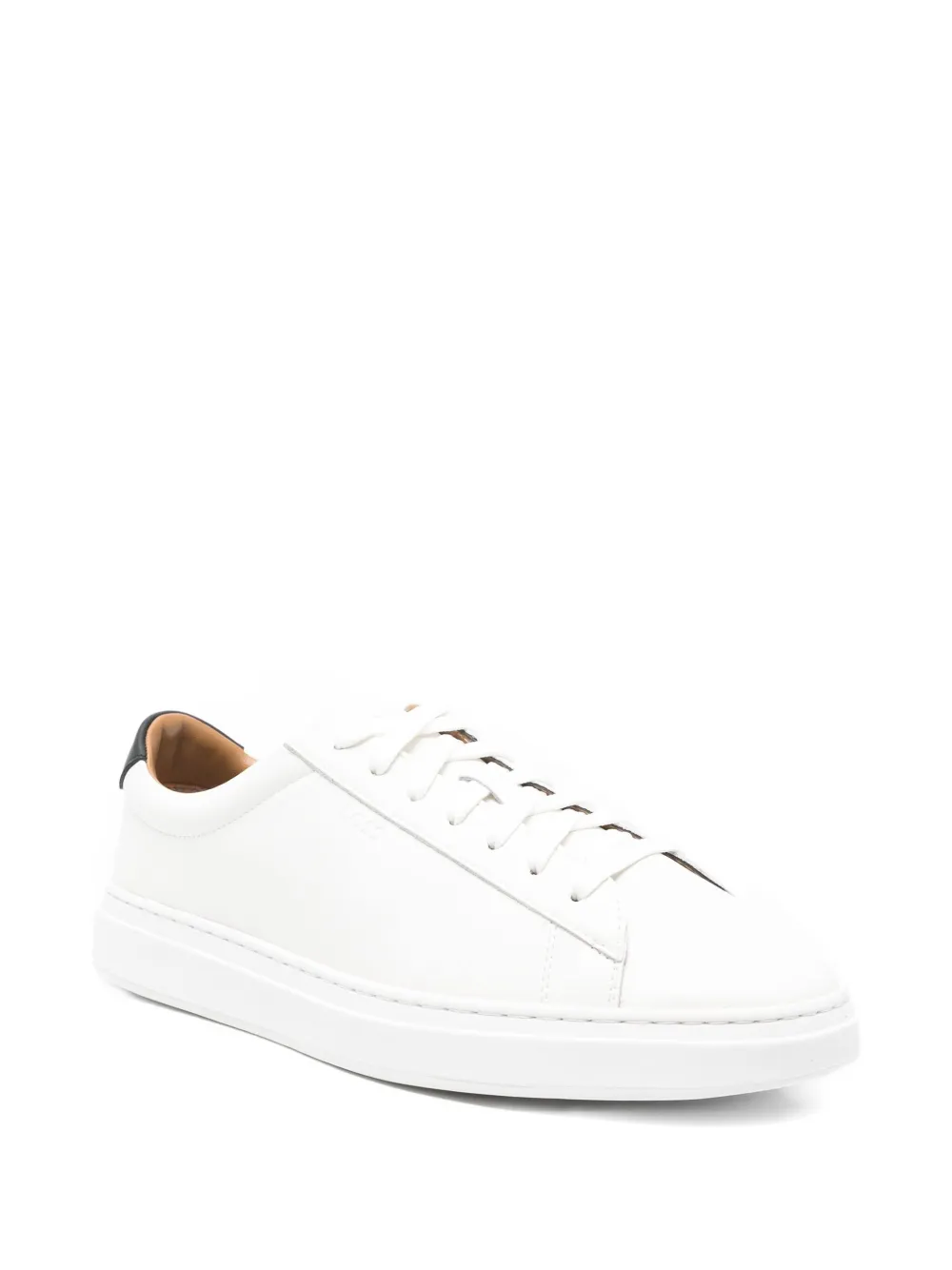 BOSS lace-up sneakers Wit