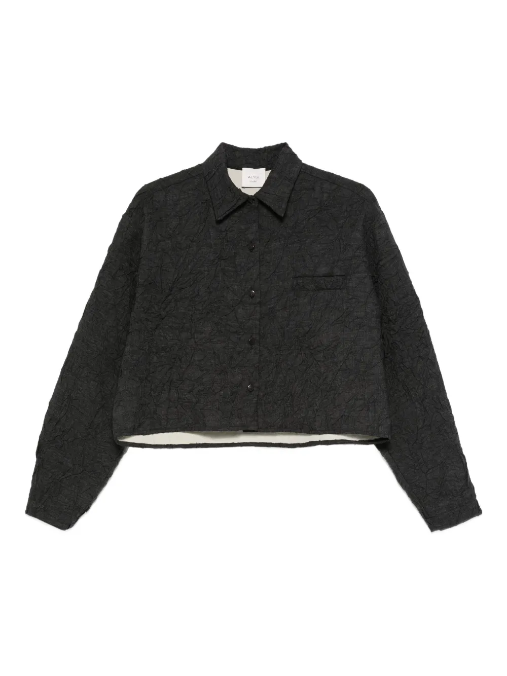 Alysi textured pocket jacket | Black | Image 1