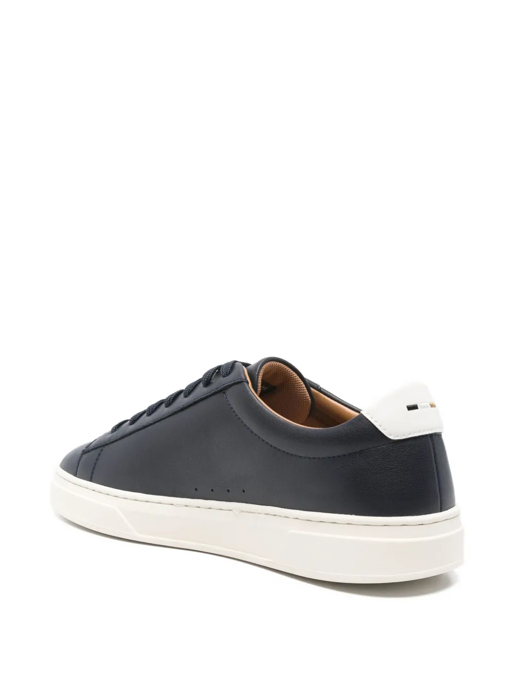 BOSS lace-up sneakers Blauw