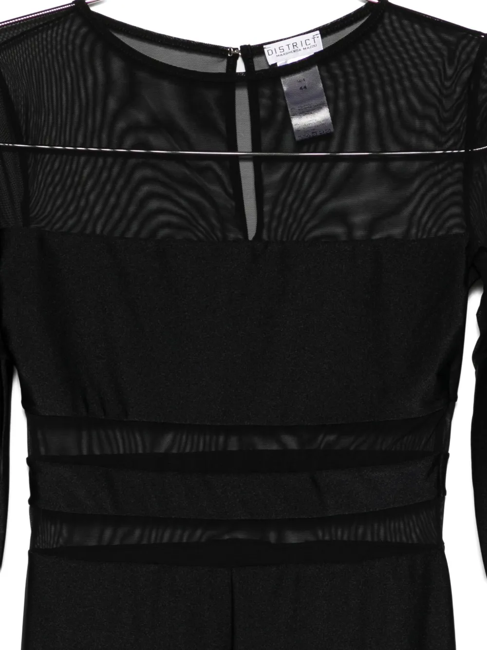 Mazzei Mesh-panels Jumpsuit In Black