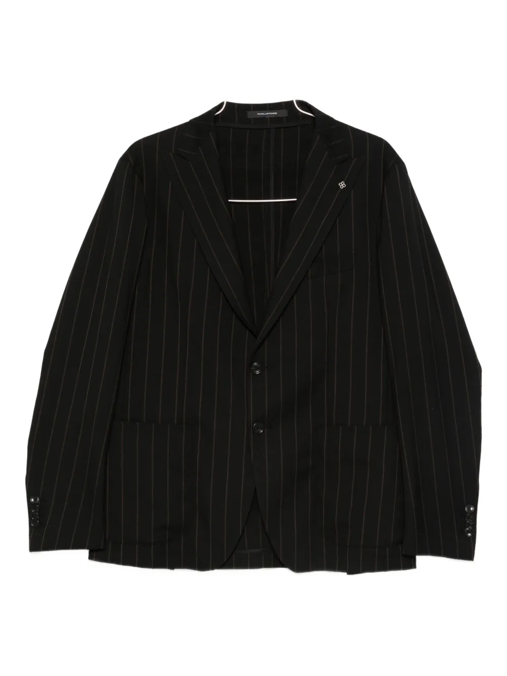 Tagliatore pinstripe suit - Nero