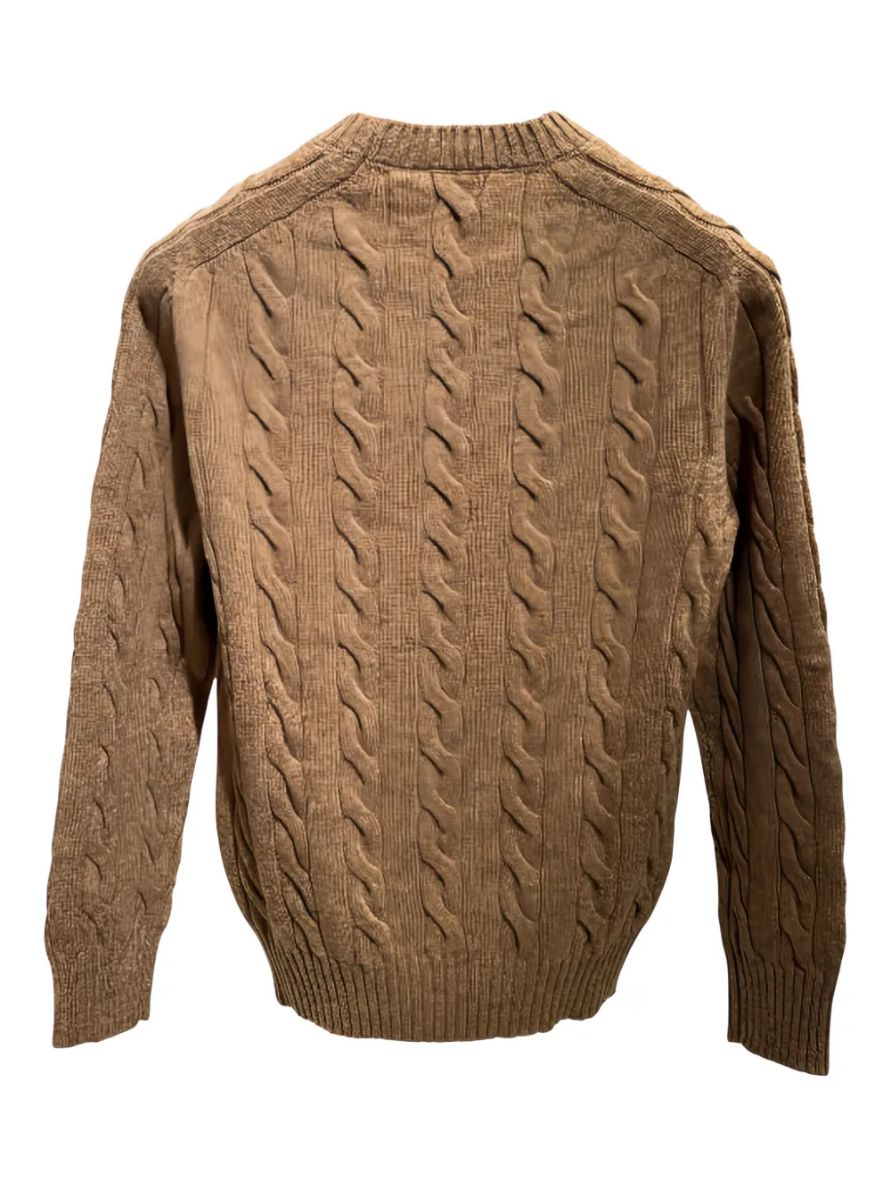 Gran Sasso cable-knit sweater - Bruin