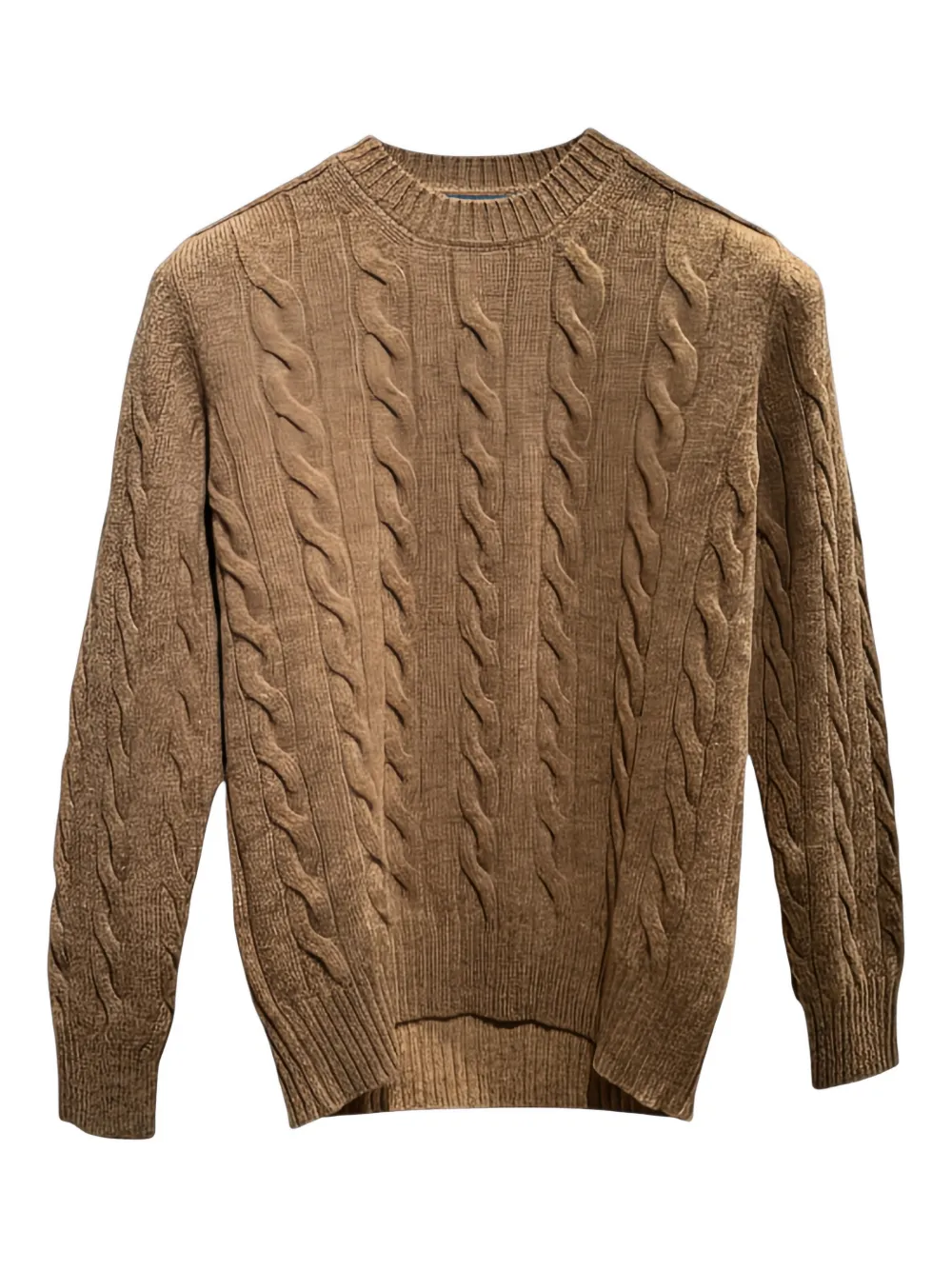 Gran Sasso cable-knit sweater | Brown | Image 1