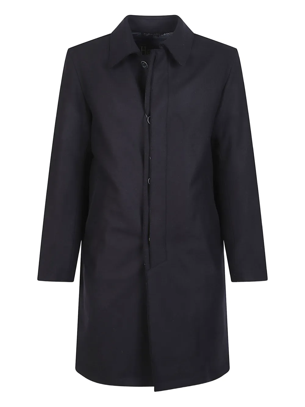Herno buttoned coat | Blue | Image 1