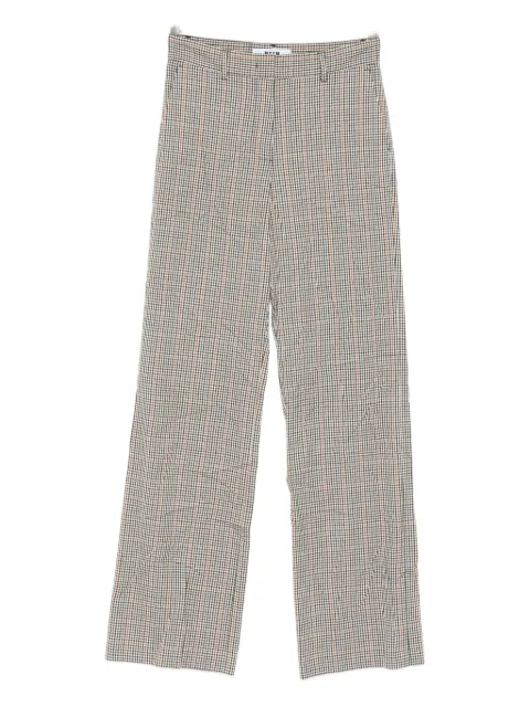 MSGM logo-patch trousers
