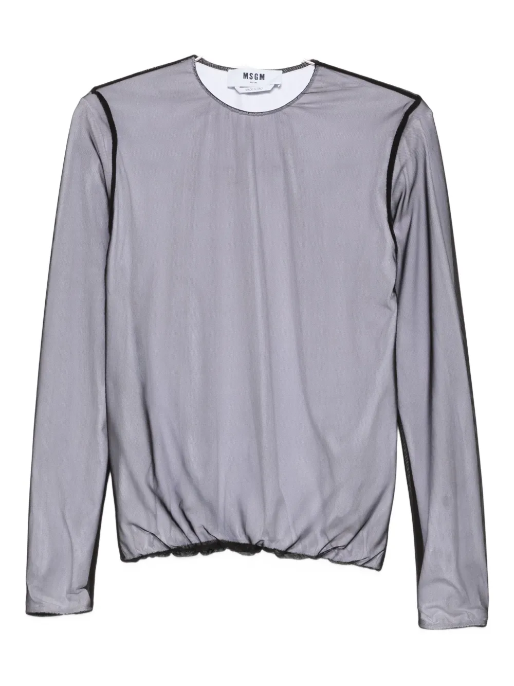 MSGM layered top | noir | Image 1