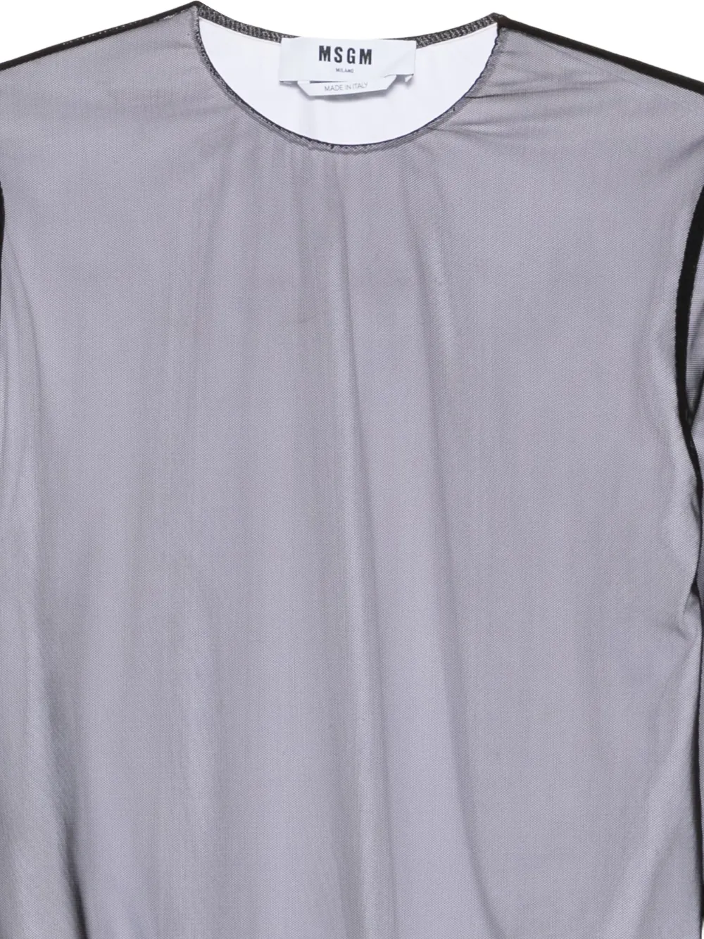 MSGM Gelaagde top Zwart